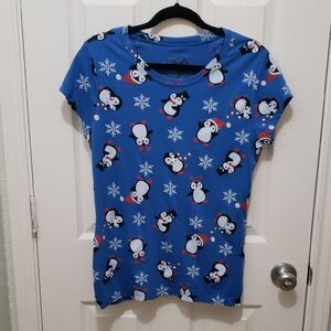 Penguin Snowflake T Shirt